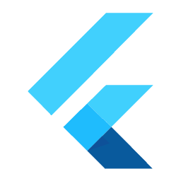 Logo rappresentante il framework Flutter, utile per lo sviluppo app mobile cross-platform