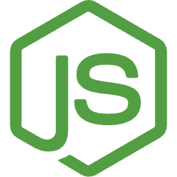 Logo rappresentante il framework back-end di JavaScript, NodeJS.